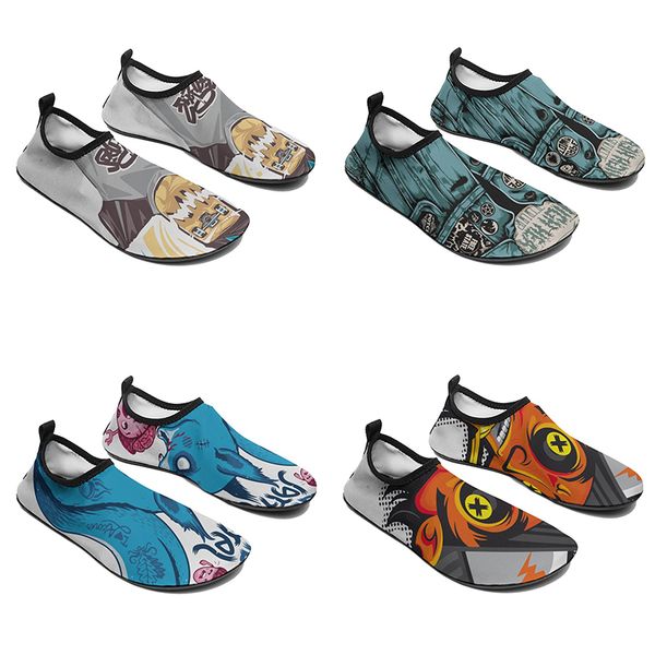 

2023 men women custom shoes water shoes diy accept to customization design white black fashion comfortable flat sneakers