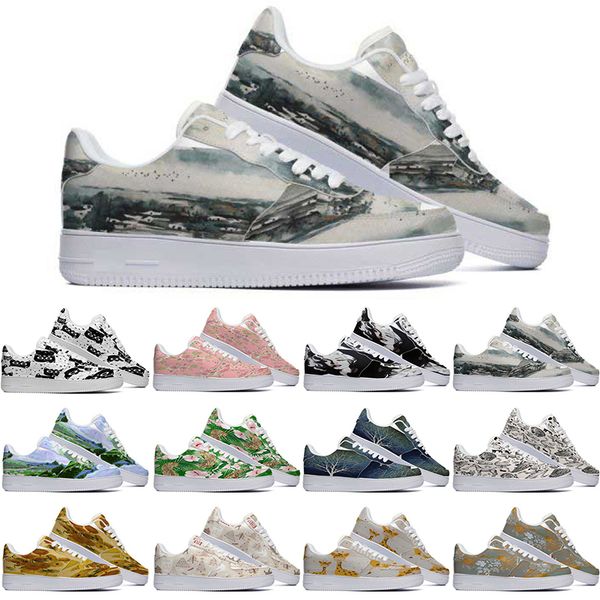 

designer custom shoes casual shoe men women hand painted anime fashion mens trainers sports sneakers color140