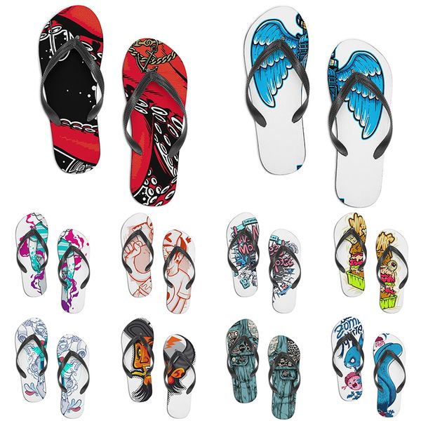 

men women custom shoes beach slides sandals flat shoe mens womens multi color156 summer outdoor customized slide