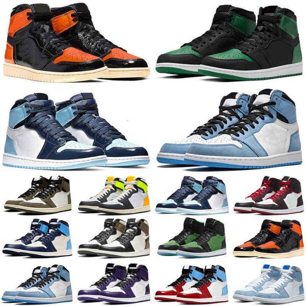 

running shoes basketball shoes boots 2023 wholesale volt gold 1 1s jumpman mens dark mocha obsidian unc hyper roya university blue men women