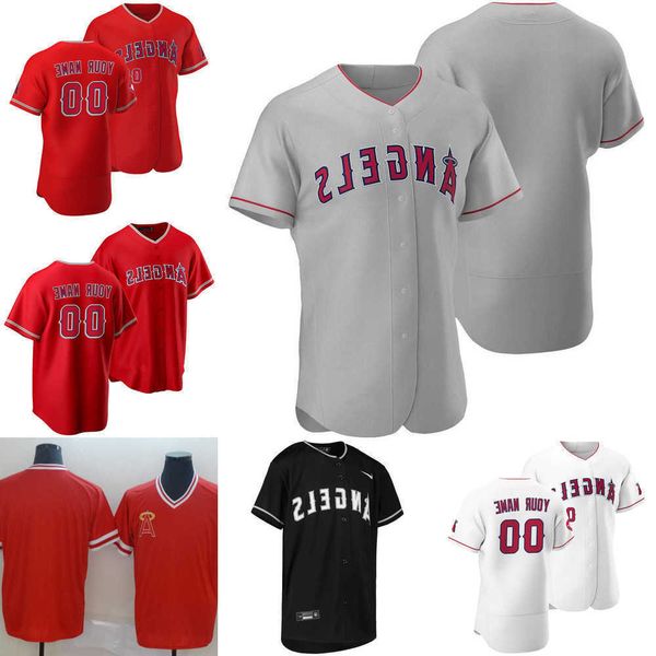 

baseball jerseys custom jersey los angeles''angels''mens women youth shohei 17 ohtani mike 27 trout anthony 6 rendon jo, Blue;black