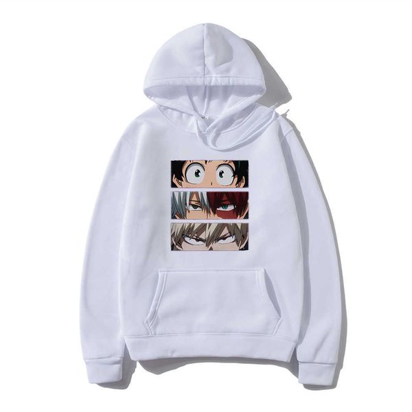 

men's hoodies sweatshirts my hero academia hoodies men's casual fashion sweatshirts japan anime loose hoodie hip hop creativity st, Black