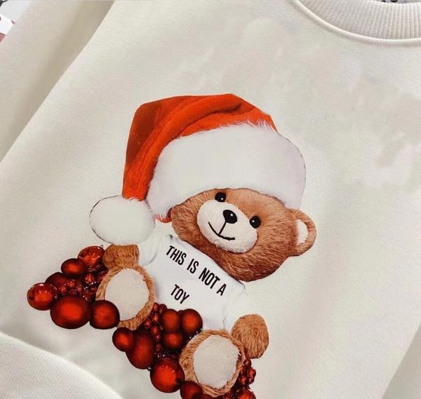 

women hoodies mens stylist designer casual hoodie cute cartoon bear print cardigan jacket boy sweatshirts for male classic casual style 2 az, Black