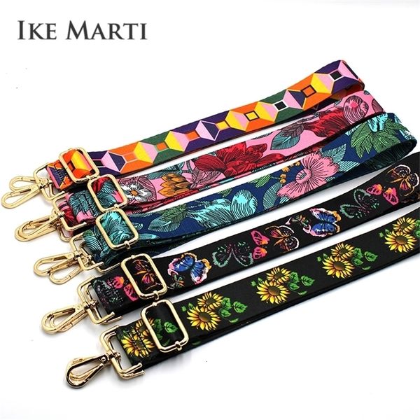 

bag parts accessories ike marti colorful strap belt replacement wide handbag s for crossbody nylon shoulder s 221116, Black