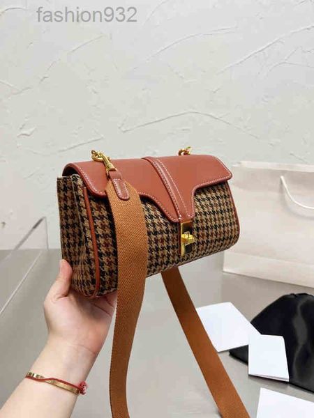 

evening bags shoulder bags luxury brand fashion simple houndstooth square clutch women's designer real leather mobile phone qdw