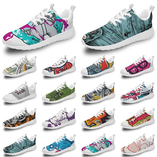 

men running casual women shoes custom shoe diy outdoor sneakers customized mens trainers color45912 ized s552 s, Black