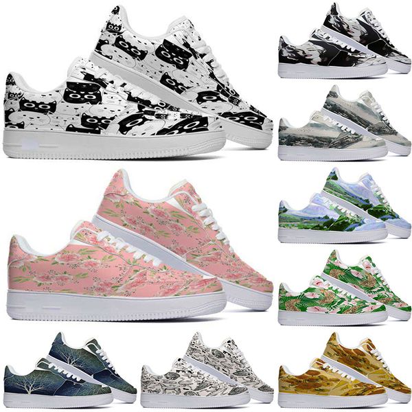 

designer custom shoes casual shoe men women hand painted anime fashion mens trainers sports sneakers color131