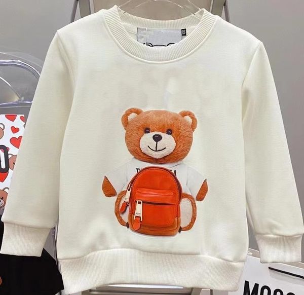 

stylist mens designer hoodies women casual hoodie cute cartoon bear print cardigan jacket boy sweatshirts for male classic casual style 7 kz, Black