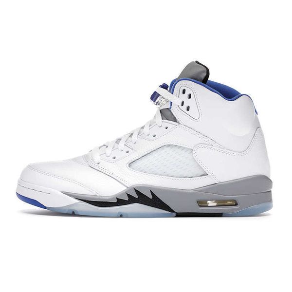 

36-47 basketball shoes men jumpman 5s raging red 5 stealth 2.0 fire what the white cement metallic international flight oreo mens sportshx5e, Black