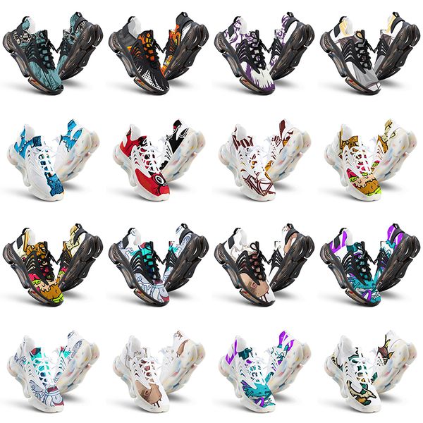 

design custom running shoes men artoon women animal diy word black white blue red mens trainer 0254749 s173 s