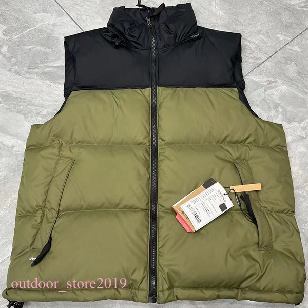 

fashion men vest parka coat down cotton waistcoat designs mens and women's no sleeveless jacket puffer autumn winter casual coats coupl, Red