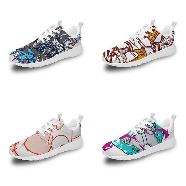 

2023 men women custom shoes diy design multicolor black white blue accept customization fashion low cut breathable sport sneakers