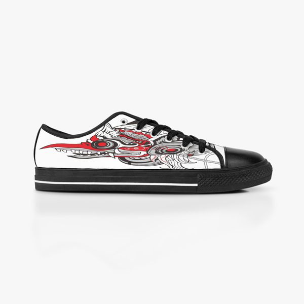 

custom shoes classic canvas low cut skateboard casual triple black accept customization uv printing low mens womens sports sneakers breathab