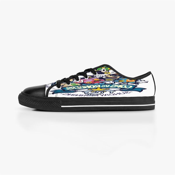 

low men canvas women diy shoes custom skateboard sneakers triple black customization uv printing sports sneakers kele106758 wo94 ization