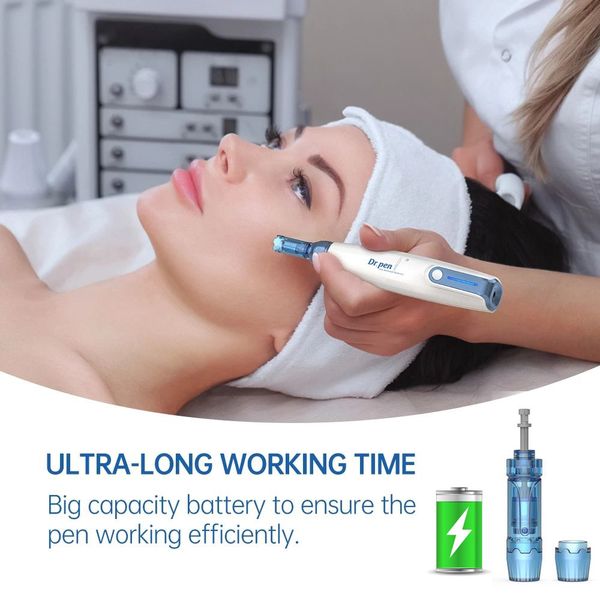

professional microneedling device dr pen a9 accessories face eyeliner lip microneedle wireless derma auto micro skin care derma needle cartr
