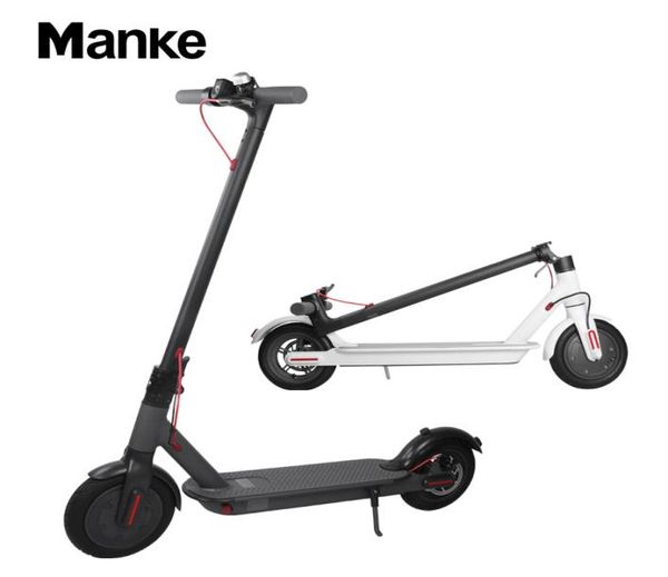 

us eu stock 7 days delivery app control fording electric scooter bikes locks and charge sharing for scooter folding kick scooter e5846304, Silver;blue