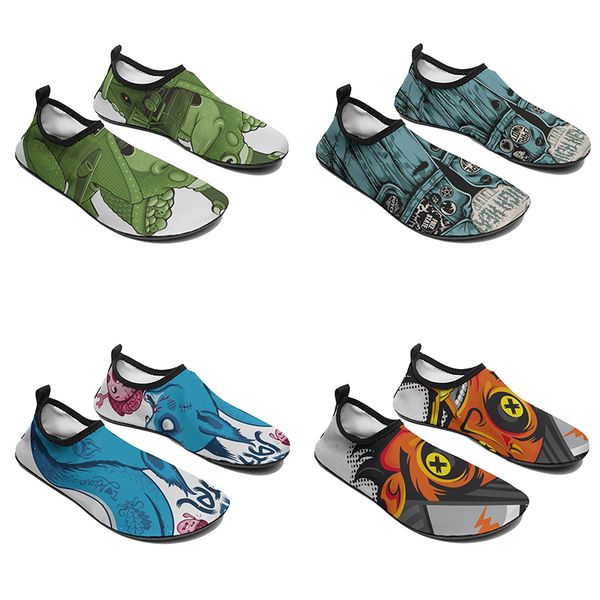 

men women custom shoes water shoes diy accept to customization white black yellow fashion comfortable flat sneakers