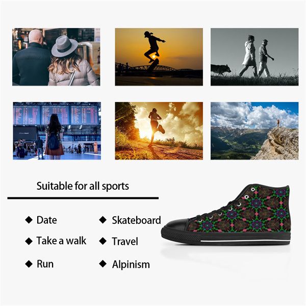 

men custom shoes designer canvas women sneakers hand painted colorful fashion shoe mid trainers