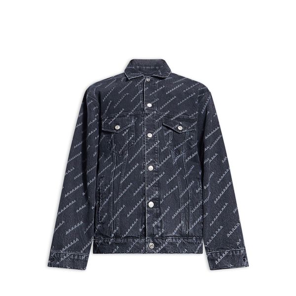 

duyou mens jackets typo black japanese denim silhouette jacket classic washed shirts high-end fashion for men women jacket 851087, Black;brown