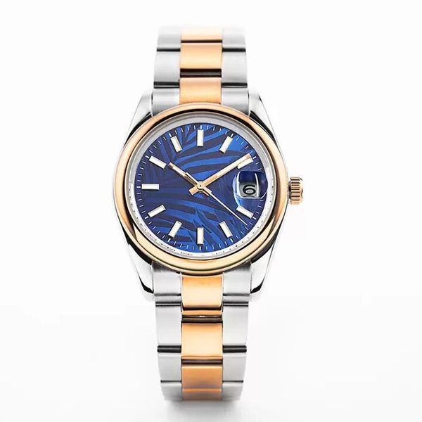 

mens ladies date gold watch 41mm 36mm 31mm 28mm stainless steel bracelet automatic mechanical quartz water resistant luminous watches valent, Slivery;brown