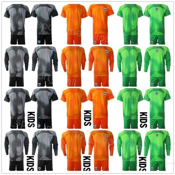 

national team soccer finland long sleeve goalkeeper 1 lukas hradecky jerseys set 12 carljohan eriksson viljami sinisalo jesse joronen footba, Black