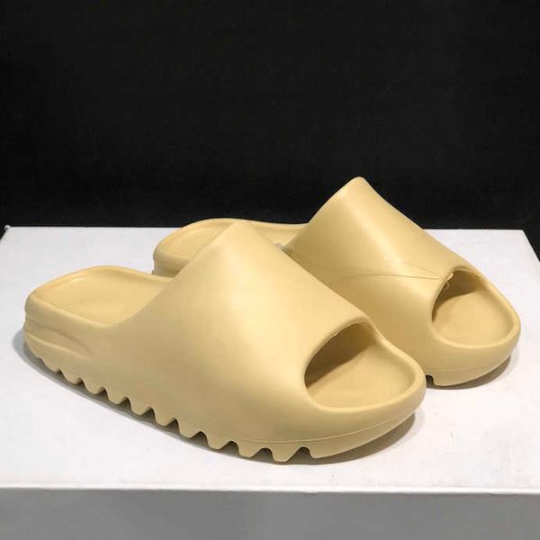 

rubber slides slipper sandals flip flops foam desert sand bone resin graffiti earth brown 18 color west box, Black