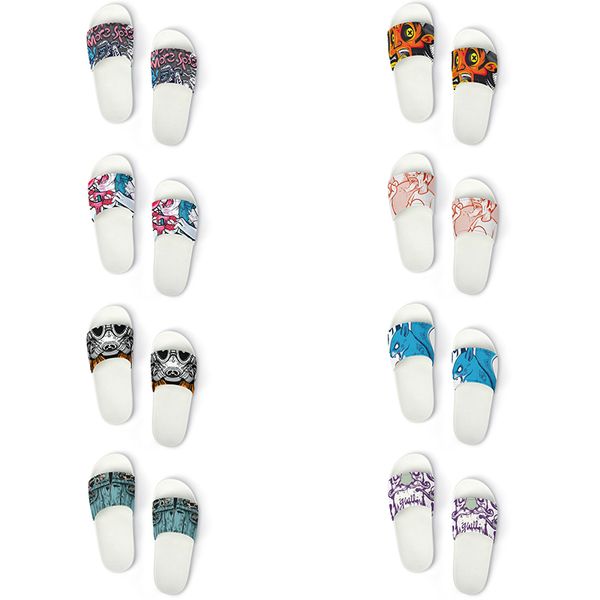 

custom shoes slippers sandals men women diy white black green yellow red blue mens trainer outdoor sneakers size 36-45 color71