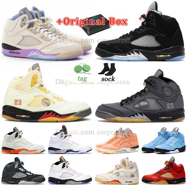 

2022 new basketball shoes og jumpman 5s jorden retos designer mars for her we the unc bluebird concord white sail us12 us13 eur 36-47 mens w