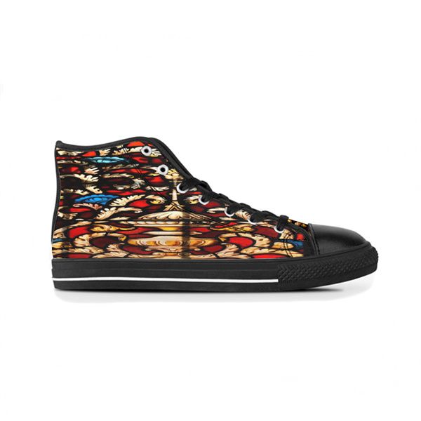 

custom designer men sneakers dress shoes canvas women fashion black orange mid cut breathable walking jogging color36930472