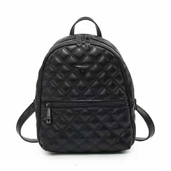 

design bag 2023 new gues and women's embroidered lattice backpack wholesale retail