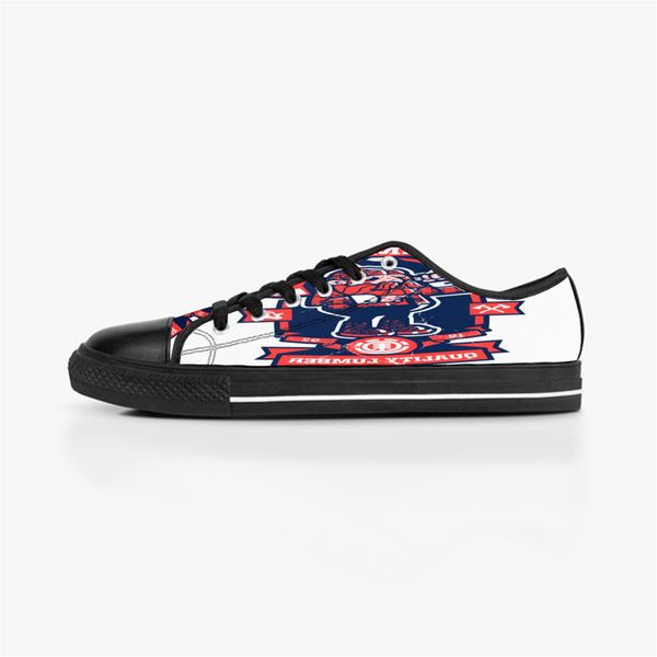 

men women diy custom shoes low canvas skateboard sneakers triple black customization uv printing sports sneakers br156