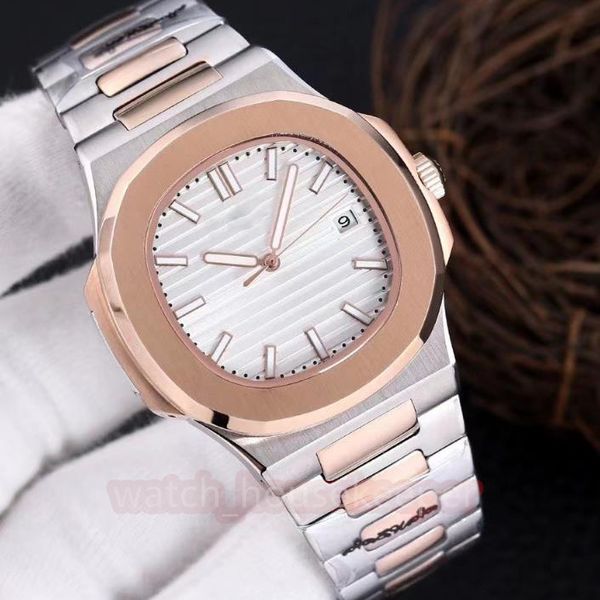 

u1 fashionable men's mechanical full-automatic watches 40mm multi-color parrot stainless steel 904l sapphire waterproof calendar men&#0, Slivery;brown
