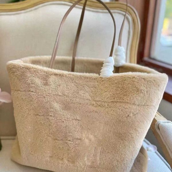

luxury miu women's designer handbags shoulder bag tote new miu autumn/winter hand-held wool bags multi-functional large capacity can lo