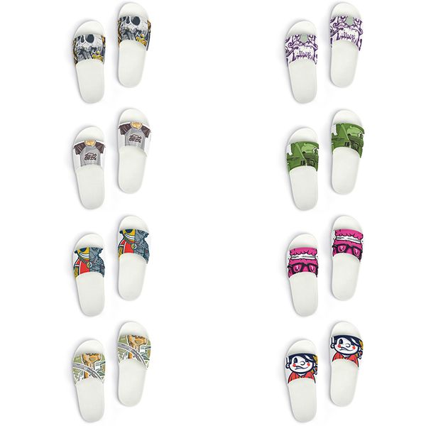 

custom shoes slippers sandals men women diy white black green yellow red blue mens trainer outdoor sneakers size 36-45 color178