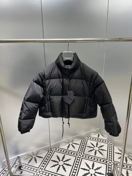 

women's jackets brand triangle mark detachable sleeves with two wearing style vest waistcoat short cotton jacket 221116, Black;brown