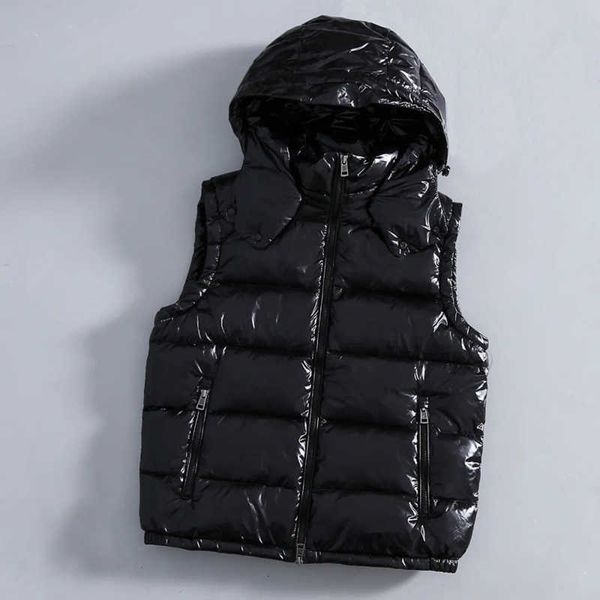 

2022 new mens down jacket vests parkas coat winter warm and thick part hooded outerwear men women fashion 12 models note that 1, Black;white