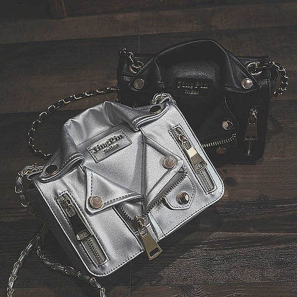 

designer bags 2022 new women's chain rivet diagonal straddle single shoulder jacket fashionable clothes small