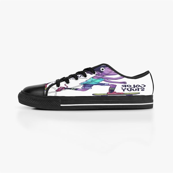 

women low canvas shoes men custom diy skateboard sneakers triple black customization uv printing sports sneakers kele146678 wo201 ization
