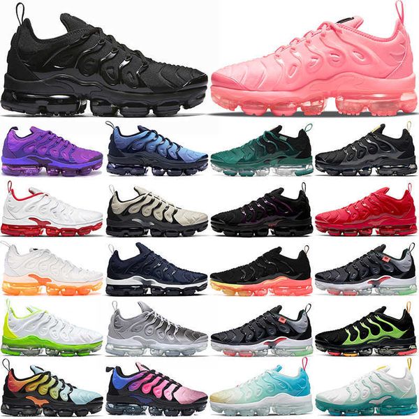 

tn plus running shoes mens black white volt orange gradients red cool wolf grey neon green olive usa blue tns mens womens outdoor trainers