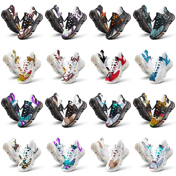 

running women shoes men custom artoon animal design diy word black white blue red mens trainer 0819 s800 s