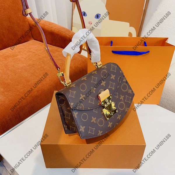 

22fw women luxurys designers messenger bags handbag tote patent leather imprint classic fiowers golden chain bag ladies wallets adjustable s