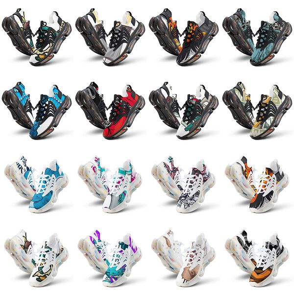 

shoes men running women custom artoon animal design diy word black white blue red mens trainer 0226428 s567 s