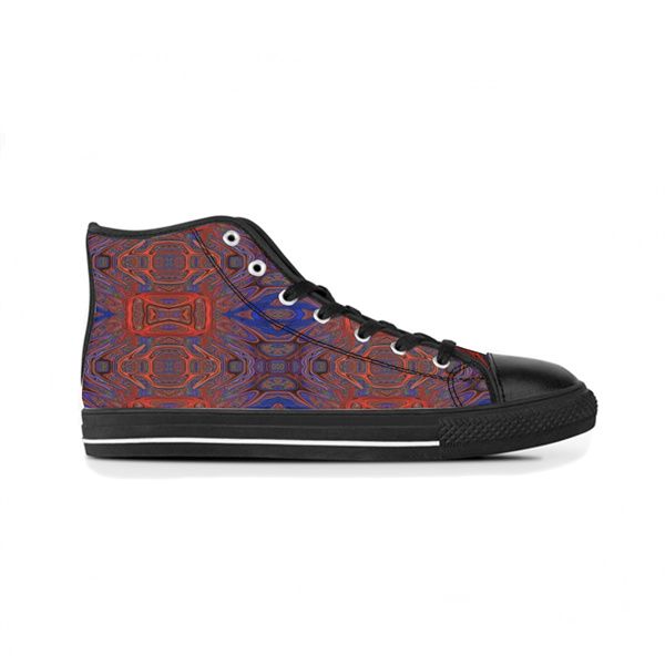 

men stitch shoes custom sneakers canvas women fashion black orange mid cut breathable outdoor walking jogging color11