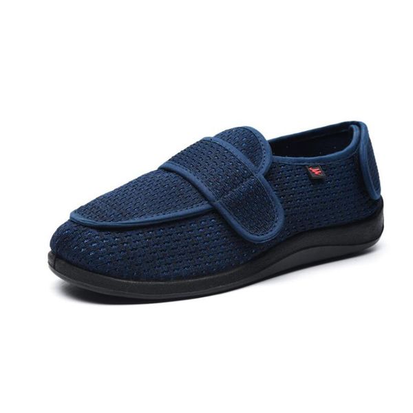 

dress shoes spring autumn breathable opened front and rear widened cloth soft comfortable soles healthy diabetes fat shoes 221117, Black