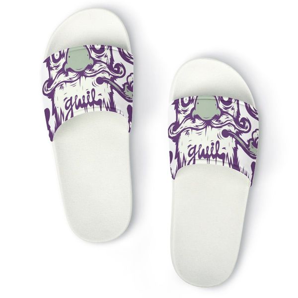 

diy custom shoes provide pictures to support customization slippers sandals mens womens sty, Black