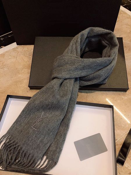 

designer tencel cotton jacquard scarf for women knit scarves classic letters lapel head scarfs luxury fashion lady gift 22111703cz, Blue;gray