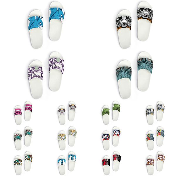 

custom shoes slippers sandals men women diy white black green yellow red blue mens trainer outdoor sneakers size 36-45 color165