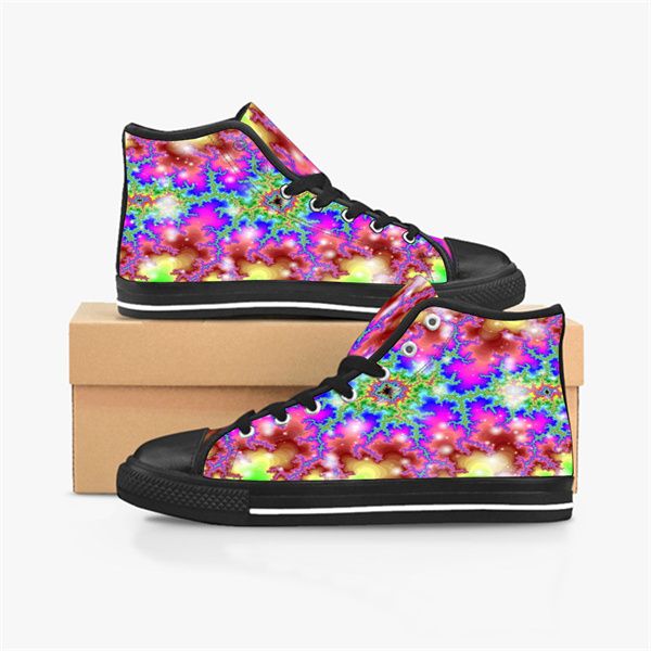 

designer men stitch shoes custom sneakers canvas women fashion black orange mid cut breathable walking jogging trainers color2