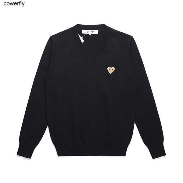 

men's sweaters designer plays fashion embroidery love cashmere shirt men women pullover heart streetwear sweater, White;black