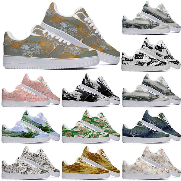 

designer custom shoes casual shoe men women hand painted anime fashion mens trainers sports sneakers color119